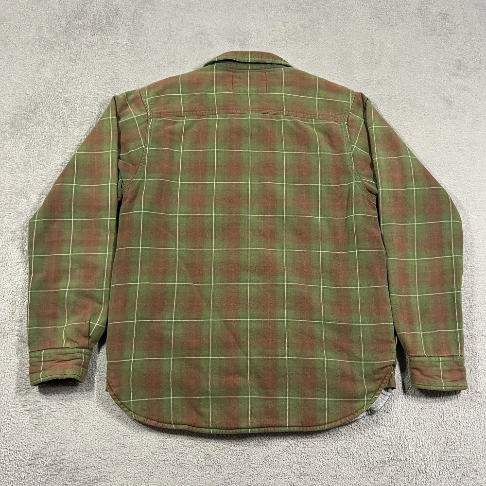 The North Face Trapper Flannel Jacket Shacket Mens Small Lined Insulated Snap